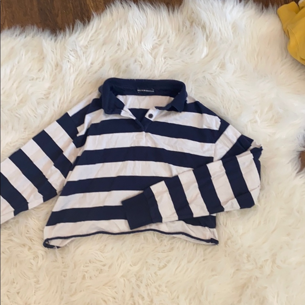 Brandy Melville striped polo